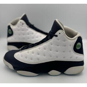 Air Jordan Retro 13 Obsidian Powder Blue White Sz11 Preowned 414571-144 #225